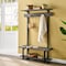 Alaterre Furniture Pomona Entryway Hall Tree with Bench, Shelves & Coat Hooks, Width: 48 AMBA28SG - alternate 4